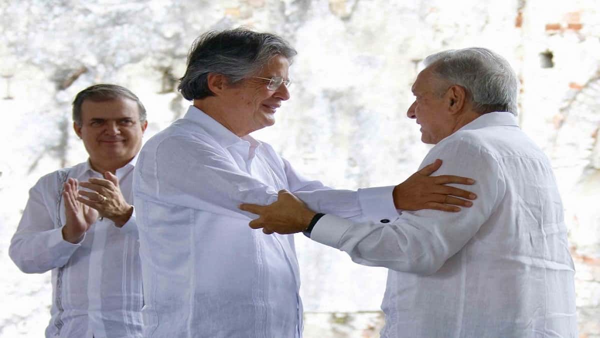 Guilleromo Lasso (Ecuador) y AMLO (México)