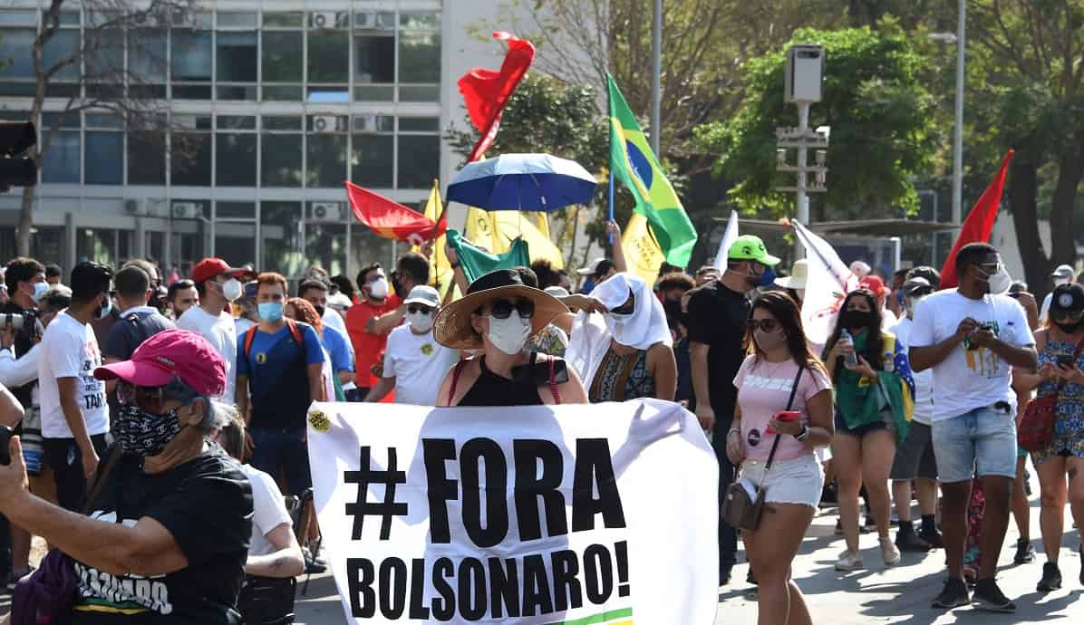 Manifestación en Brasil | Foto: AFP