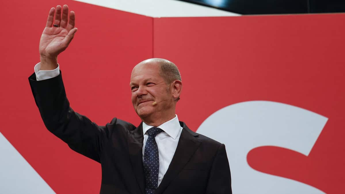 Ministro de Finanzas y vicecanciller saliente, Olaf Scholz | Foto: AFP