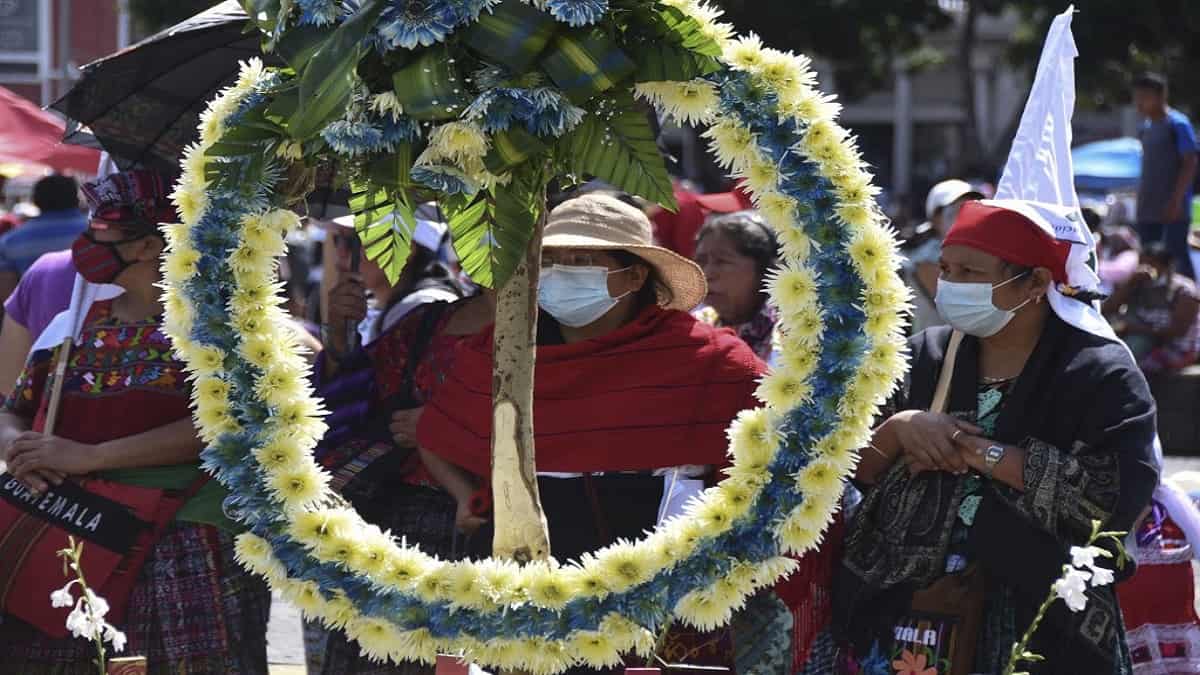 Marcha contra la violencia de género en Guatemala