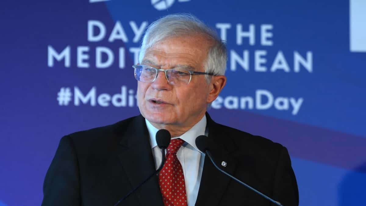 Josep Borrell, alto representante de la Unión Europea (UE) para Exteriores. Foto: LLUIS GENE / AFP