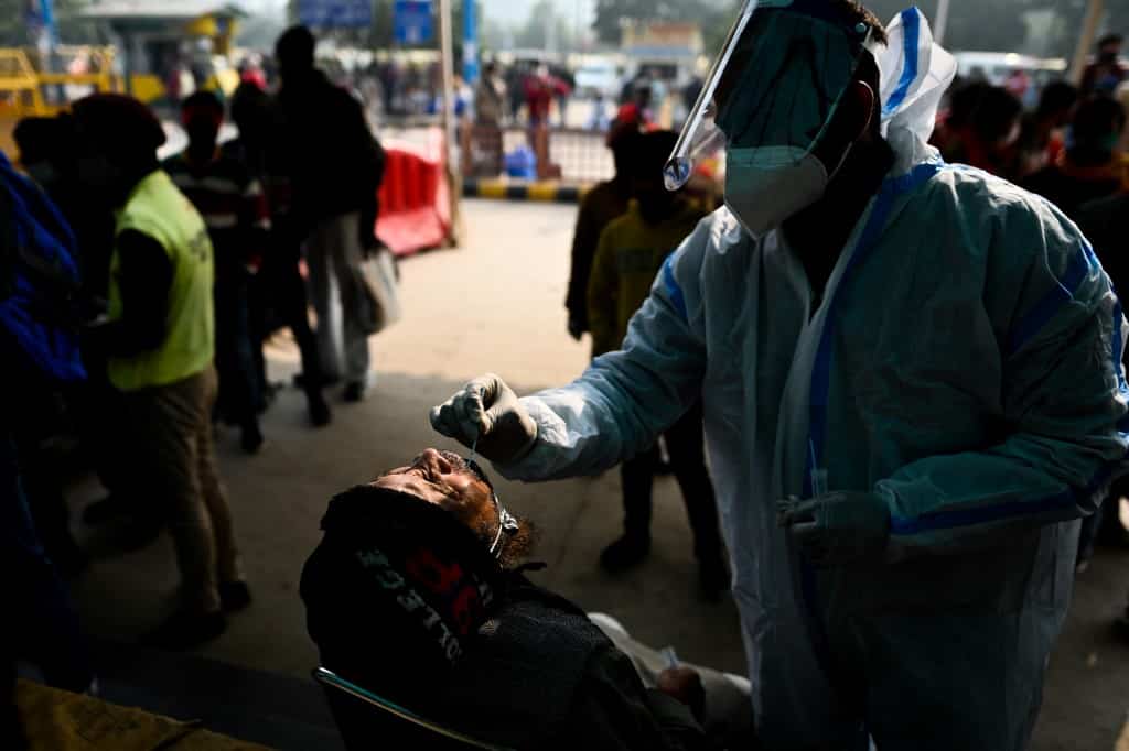 India es uno de los países más afectados por la pandemia del covid-19. Foto: Sajjad HUSSAIN / AFP