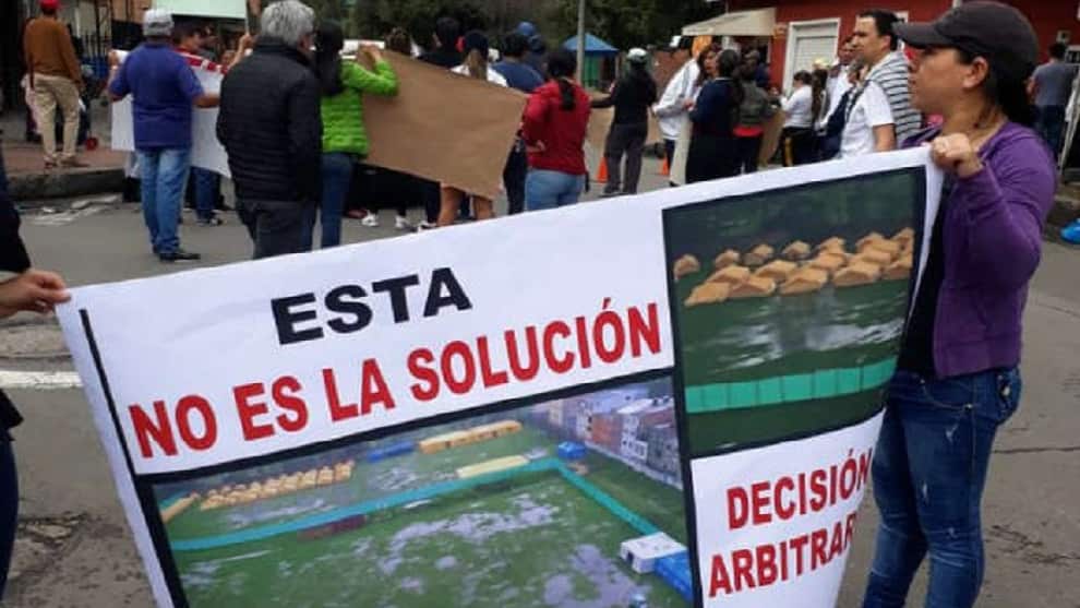 Protesta de los colombianos/ Foto: Tomada de @superconfirmado