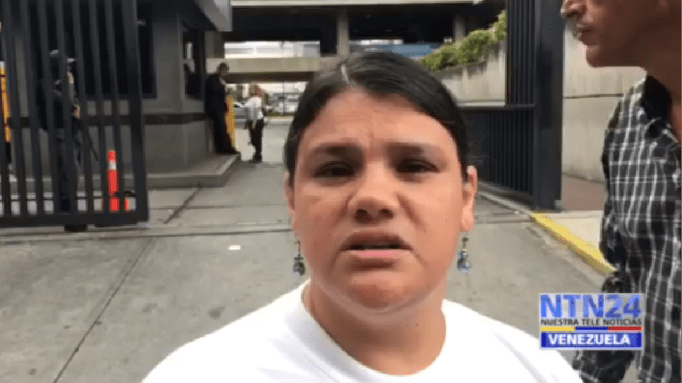 Trabajadora de Pdvsa/ Foto: NTN24Ve