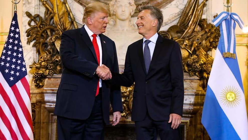 Donald Trump y Mauricio Macri/ Foto: @mauriciomacri