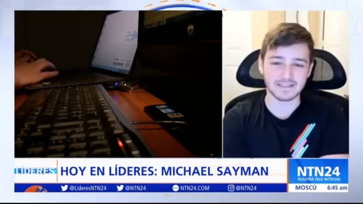 Líderes de NTN24: entrevista a Michael Sayman, emprendedor de aplicaciones móviles