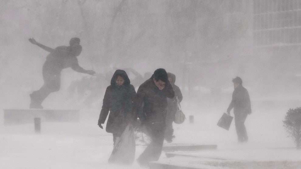Tormenta de nieve/ Foto: EFE