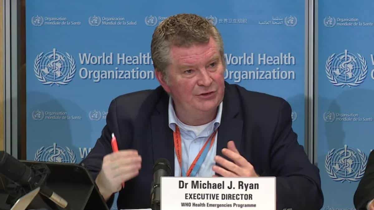 Jefe de emergencias de la OMS, Michael Ryan