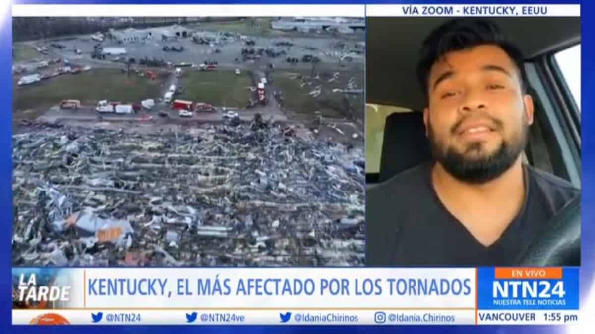 “Tras el paso del tornado mi casa quedó destruida”: Manuel Acosta