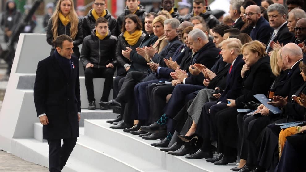 Líderes mundiales en Francia/ Foto: EFE