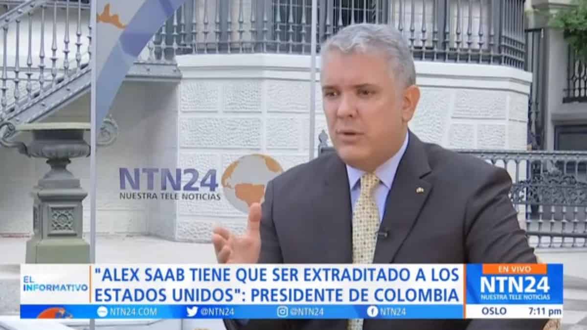 “Alex Saab tiene que ser extraditado a EE.UU.”: Iván Duque