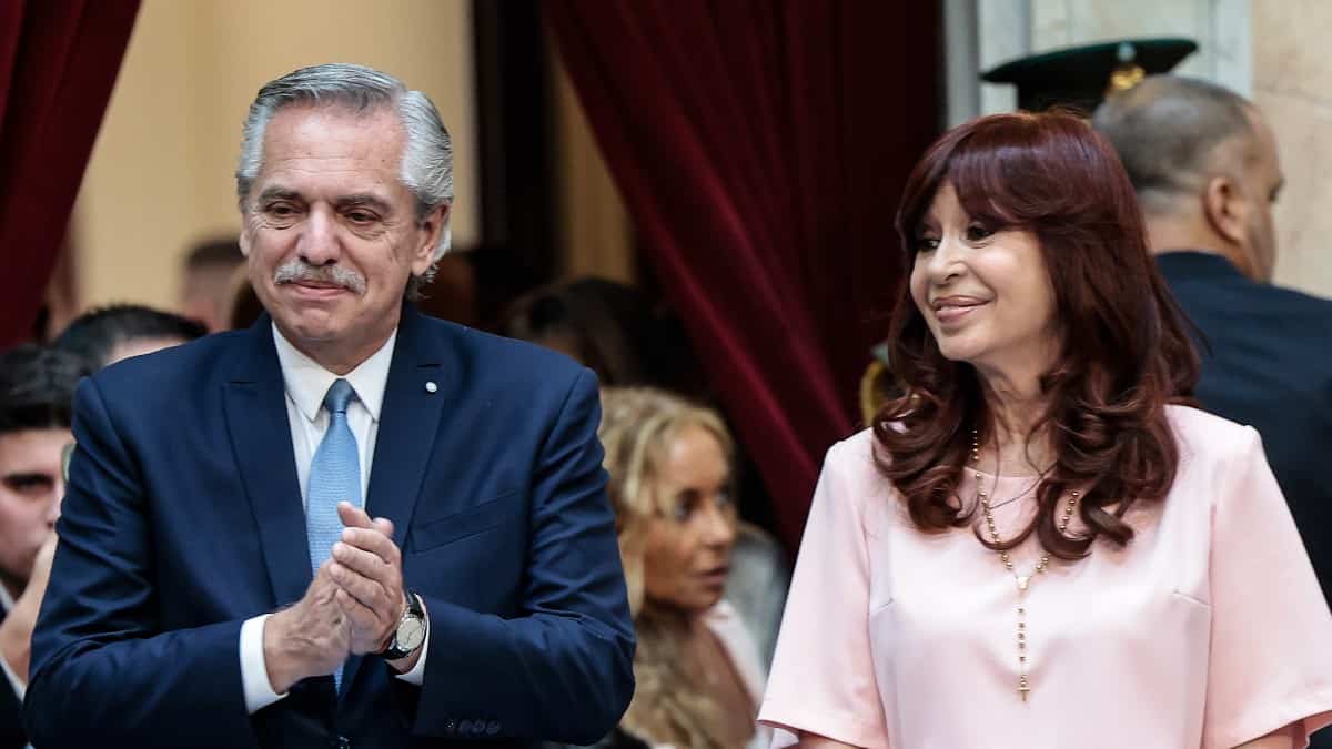 Alberto Fernández, presidente de Argentina, y Cristina Kirchner, vicepresidenta - Foto: EFE Alberto Fernández, presidente de Argentina, y Cristina Kirchner, vicepresidenta