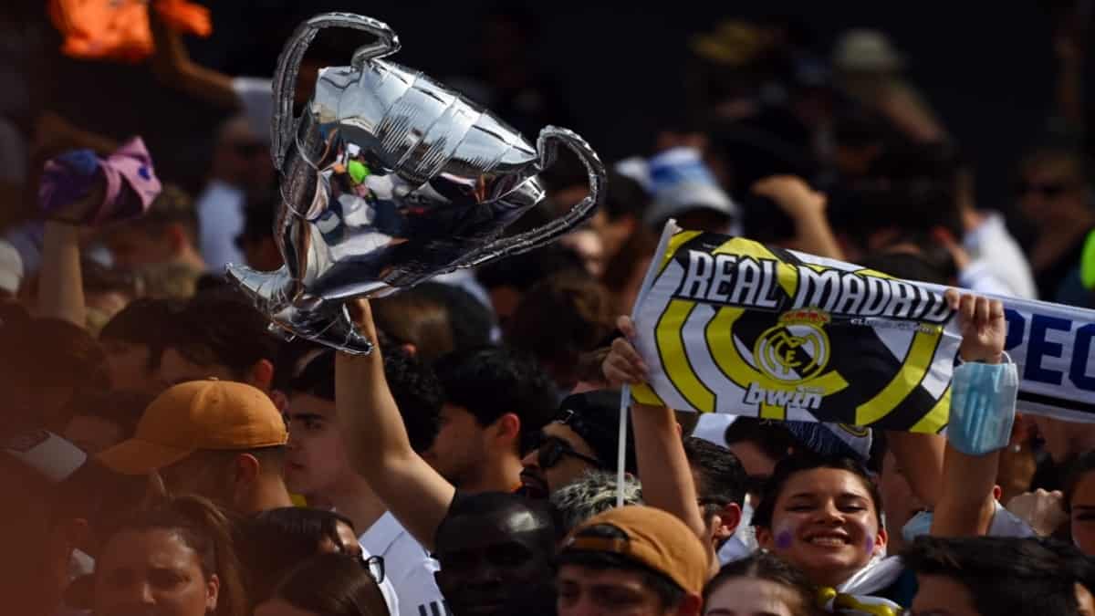 Fanáticos del Real Madrid / AFP