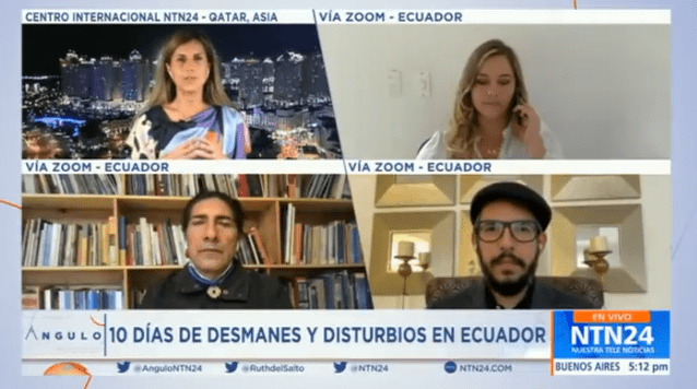 Continúan las protestas en Ecuador