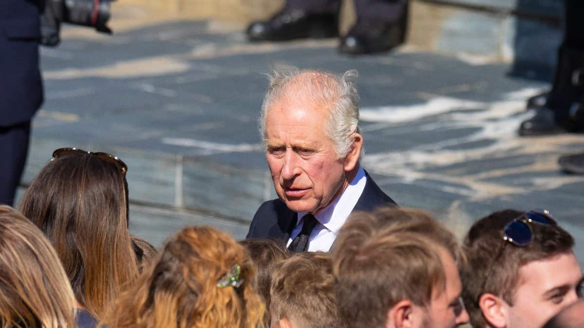 Hombre que lanzó un huevo en contra del Rey Carlos III deberá pagar una insólita multa