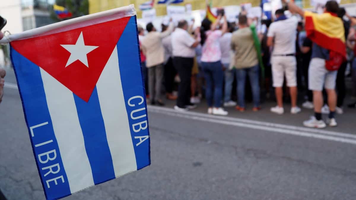 Comunidad cubana en España conmemora el primer aniversario del #11J