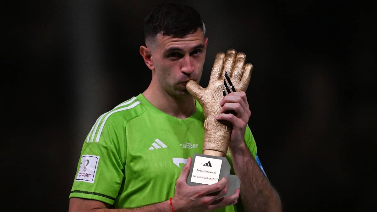 Emiliano el Dibu Martínez, arquero de Argentina