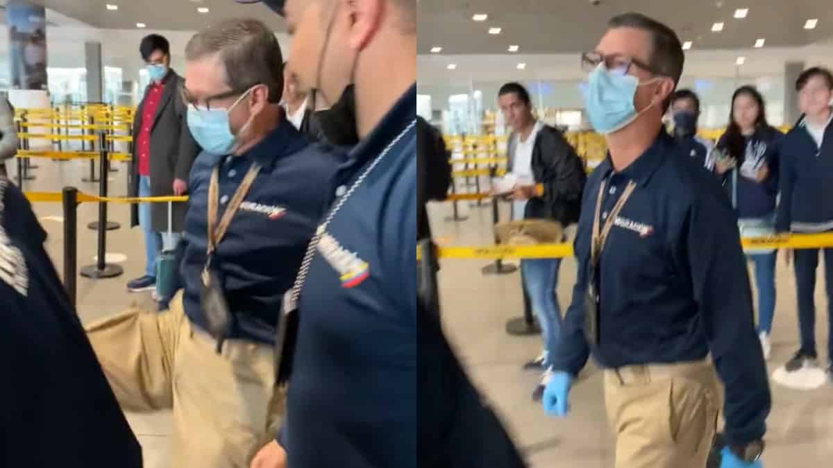 Funcionario de Migración Colombia golpeó a viajero en el Aeropuerto El Dorado