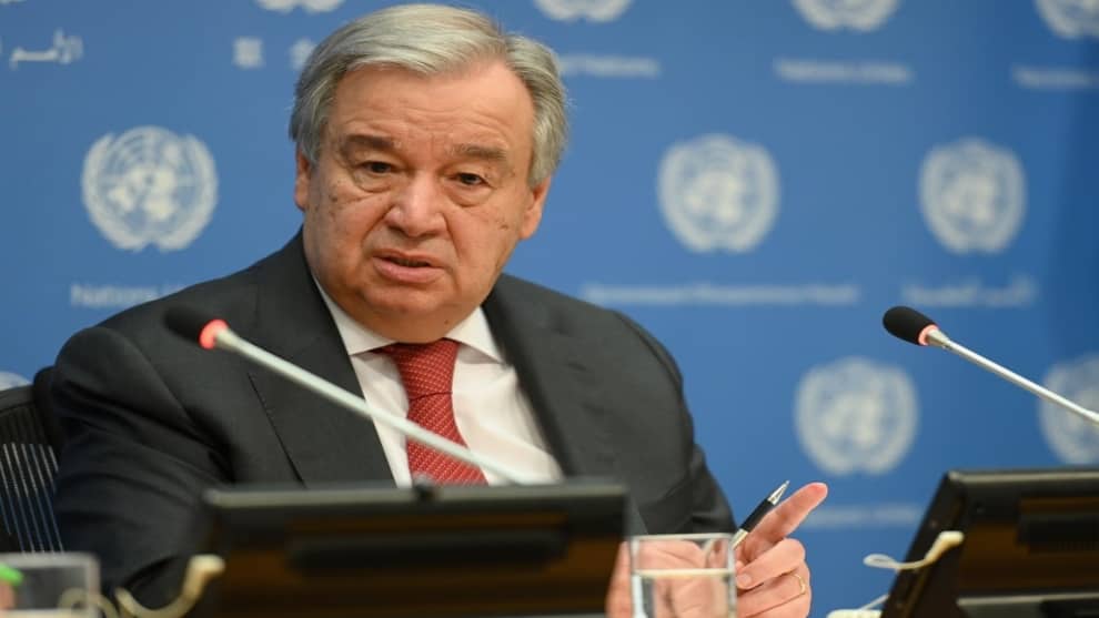 Antonio Guterres / AFP