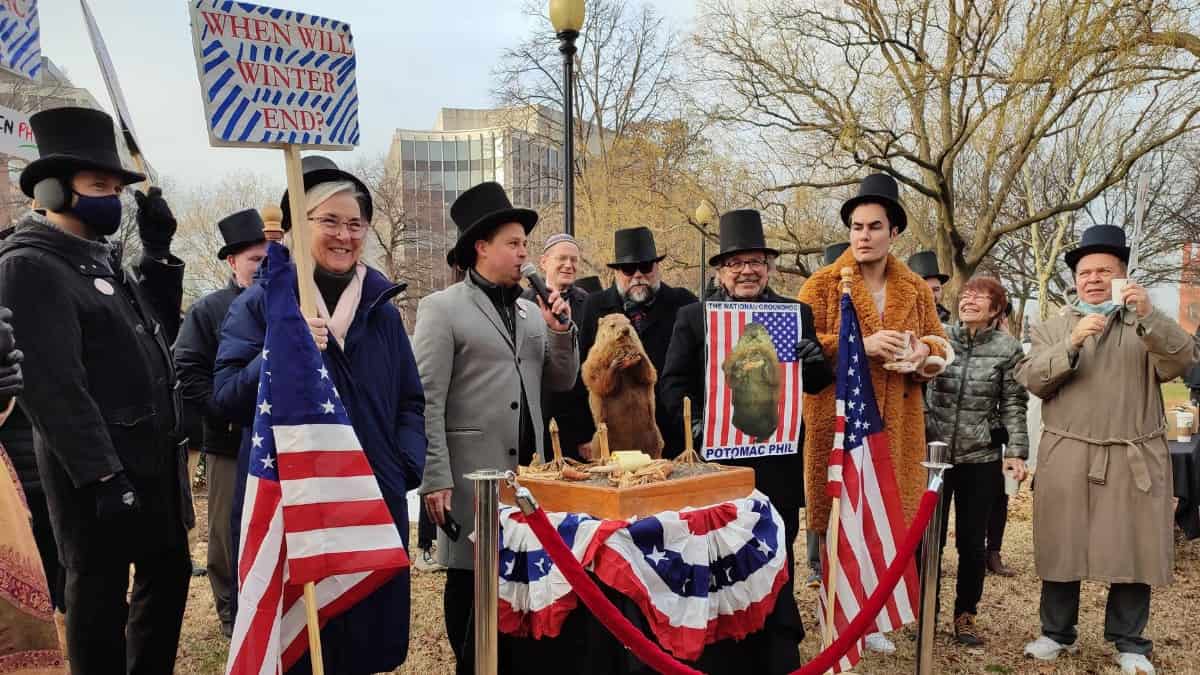 Marmota Philp predice el final del invierno en USA