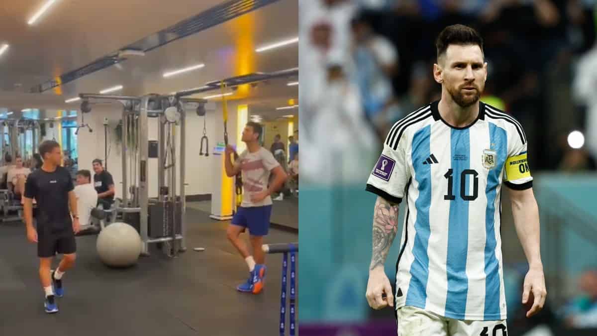 "Andá pa' allá": Djokovic imitó la famosa frase de Messi en un jocoso video