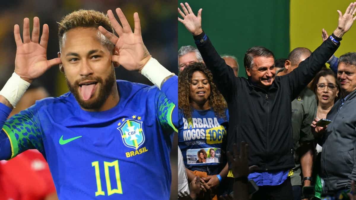 Neymar demostró en TikTok su apoyo a Jair Bolsonaro