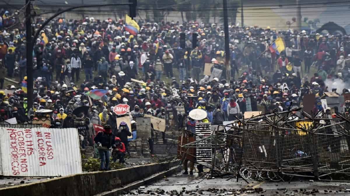 Protestas en Ecuador / AFP