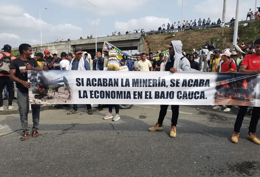Afectaciones por el Paro Minero en el Bajo Cauca Antioqueño