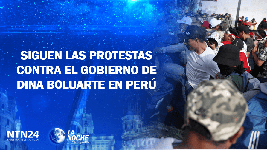 Violentas protestas en Lima, Perú terminan en enfrentamientos entre manifestantes y la Policía Nacional