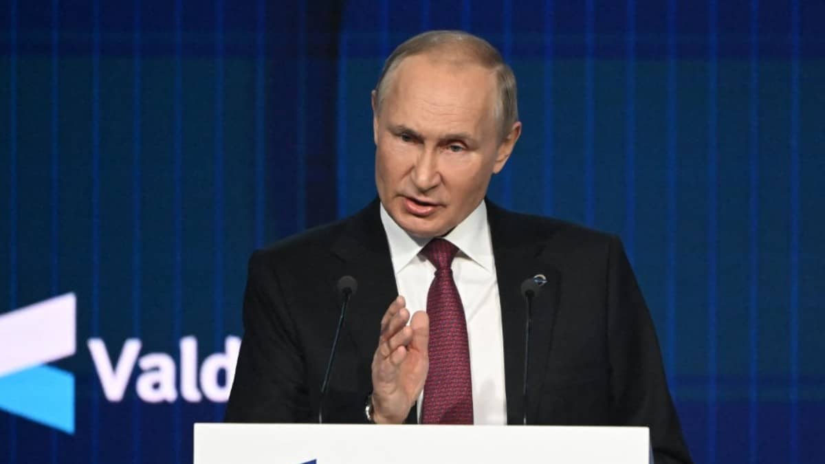 Vladimir Putin en el Club de Discusión Valday - Foto: AFP Vladimir Putin en el Club de Discusión Valday
