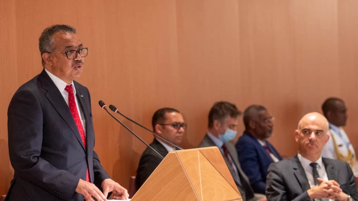 Director de la OMS, Tedros Adhanom Ghebreyesus - Foto tomada de AFP