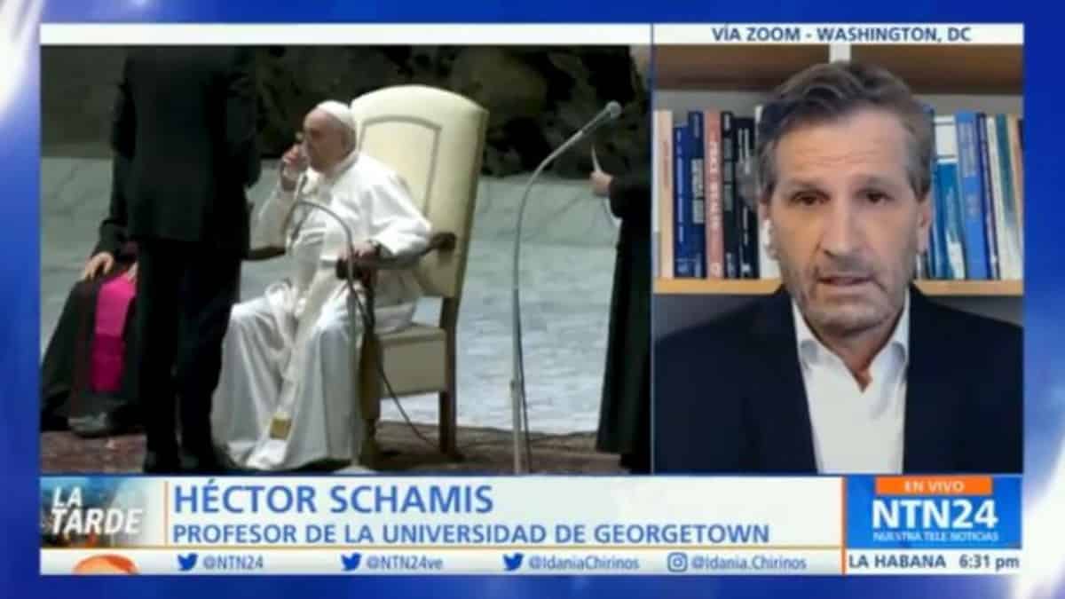 "El papa tiene una larga historia de jamás condenar abusos de autócratas”: Héctor Schamis