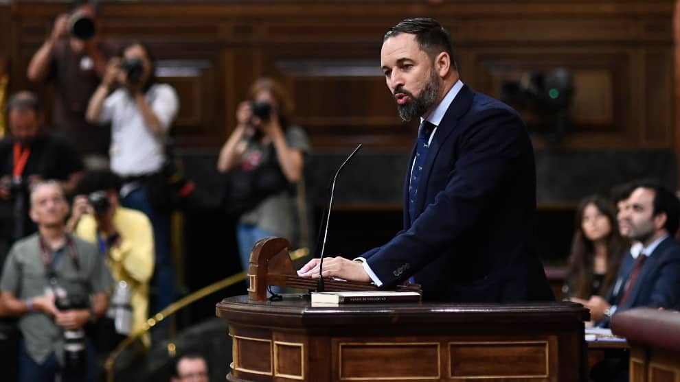 Vox presentará moción de censura contra el gobierno de Pedro Sánchez en septiembre