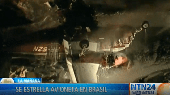 Accidente de avioneta en Brasil