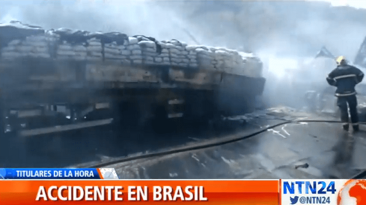 Fatal accidente en carretera de Brasil dejó ocho muertos y 52 heridos ...