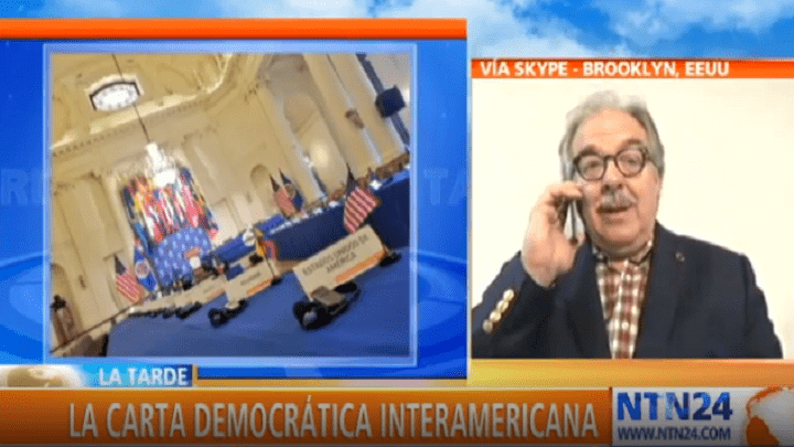 Asdrúbal Aguiar, secretario general de la Iniciativa Democrática de España y las Américas (IDEA).