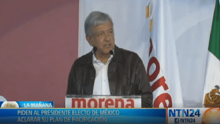 AMLO creará plan de pacificación