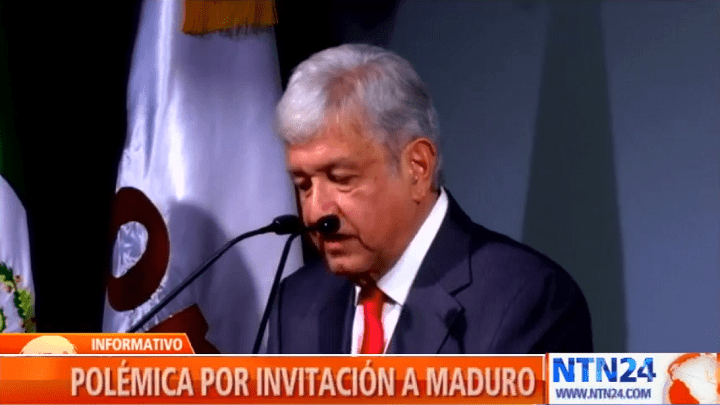 investidura de López Obrador Maduro