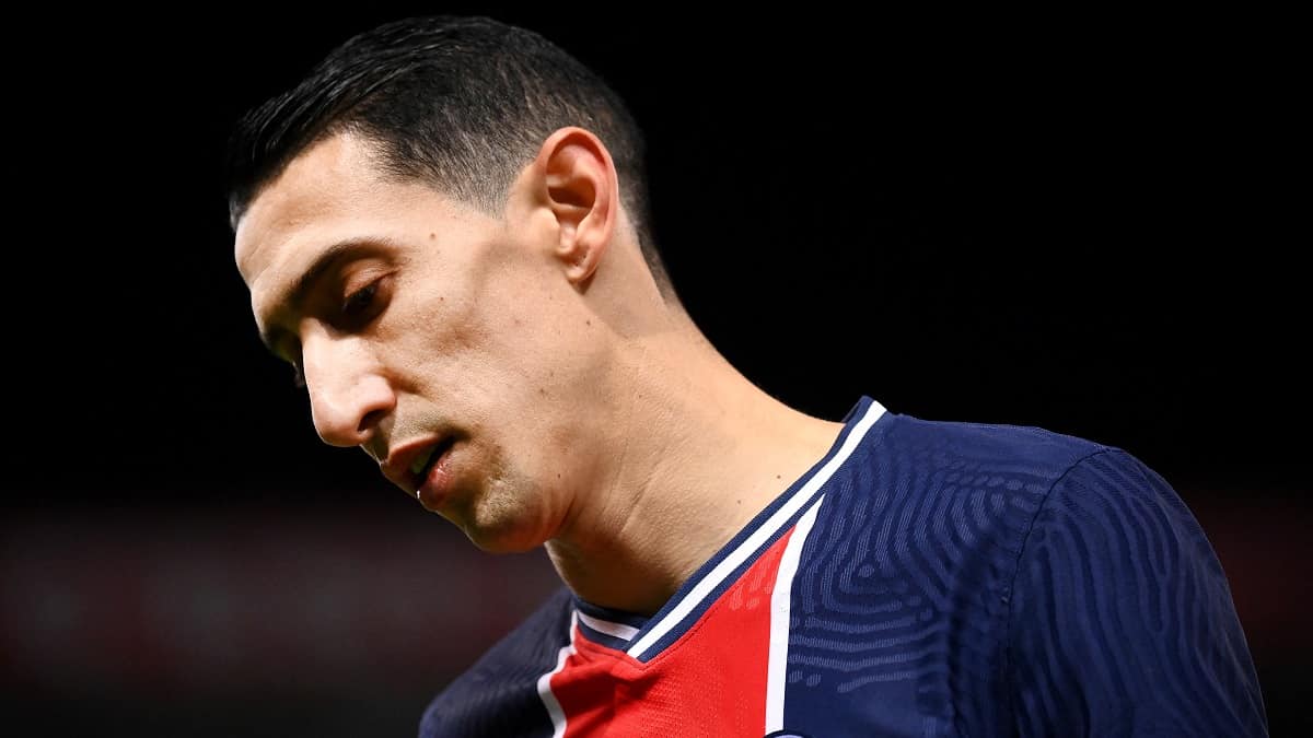 AFP | Ángel Di María en partido contra el Nantes de Francia