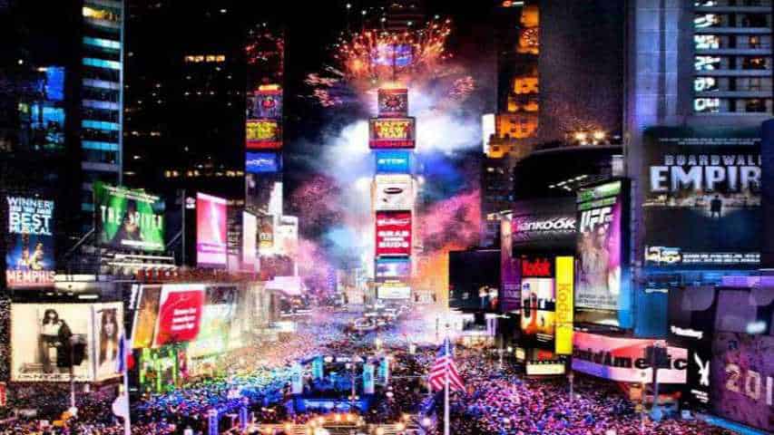Celebración de fin de año en Times Square | Foto: Cortesía