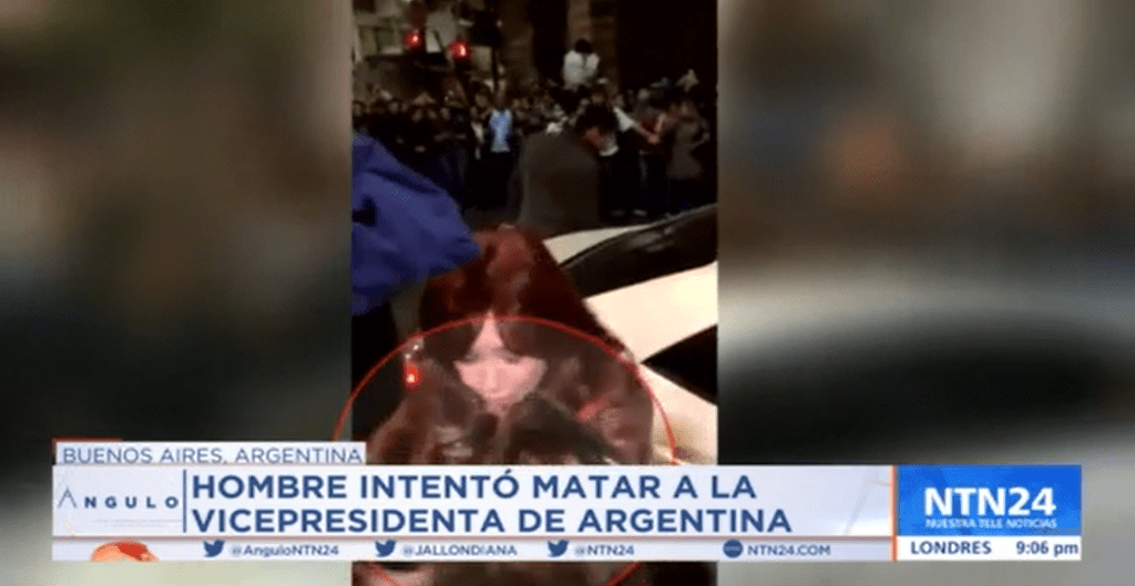 Intento de asesinato contra la vicepresidenta de Argentina
