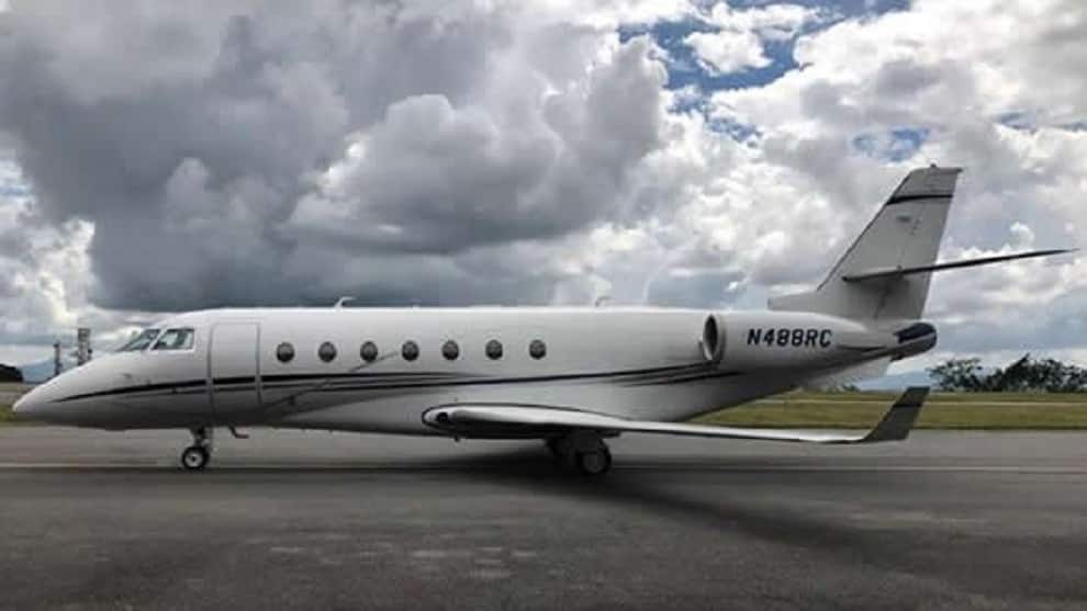 Aeronave de Rafael Sarria/ Foto: @FedericoBlackB