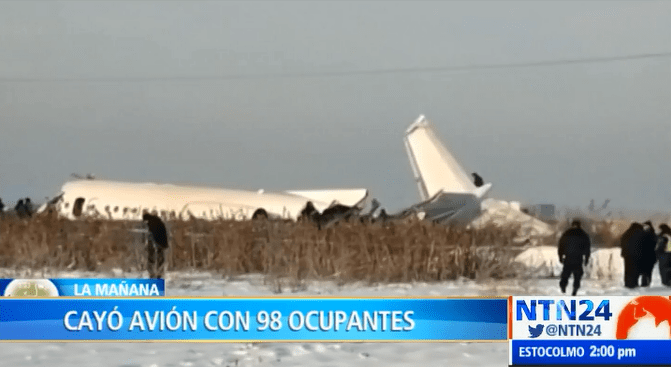 12 muertos deja hasta el momento tragedia aérea en Kazajistan