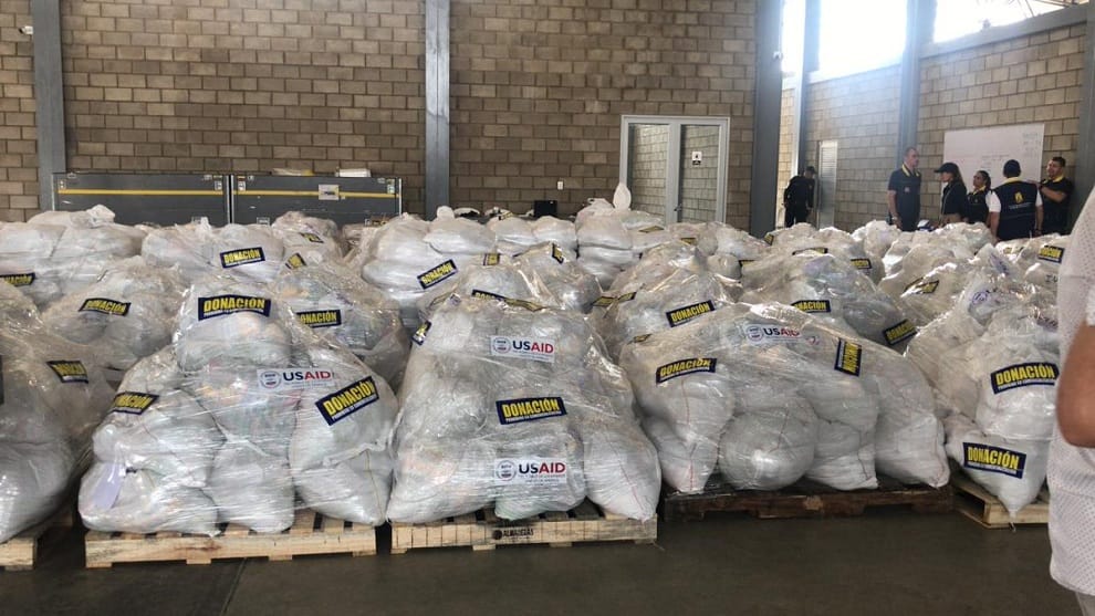 Cruz Roja ayuda humanitaria