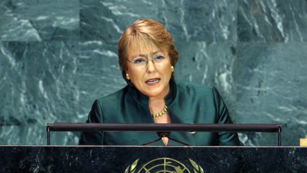 Michelle Bachelet sobre Venezuela