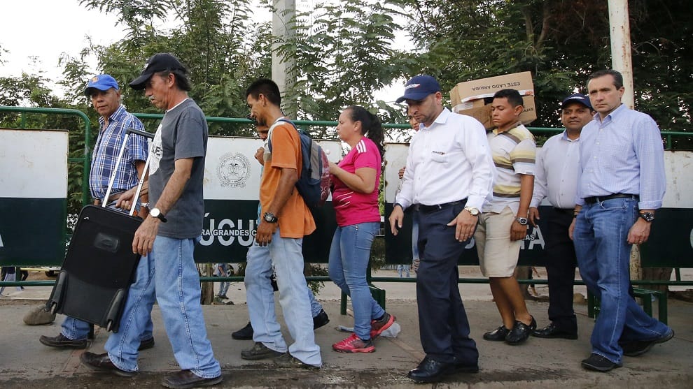 Vicepresidente del BM visita el puente internacional Simón Bolívar/Foto: EFE