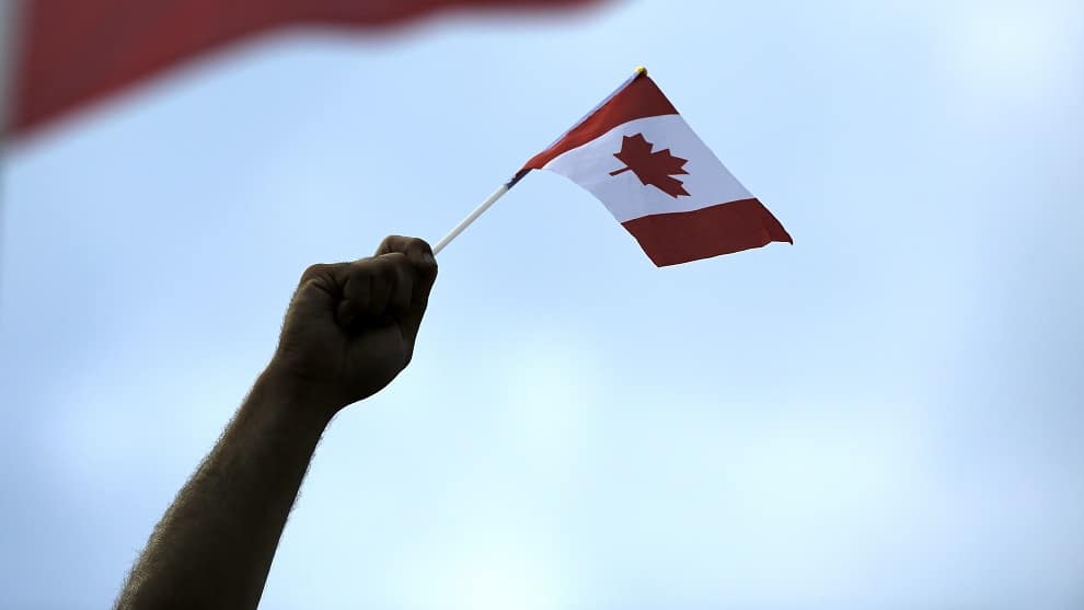 Bandera de Canadá/ Foto: EFE