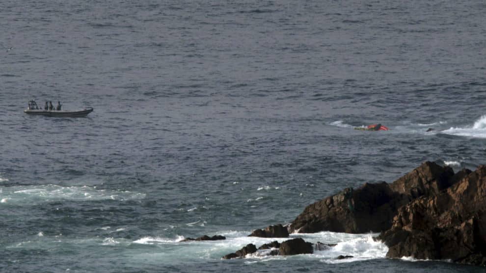 Barco hundido en Birmania