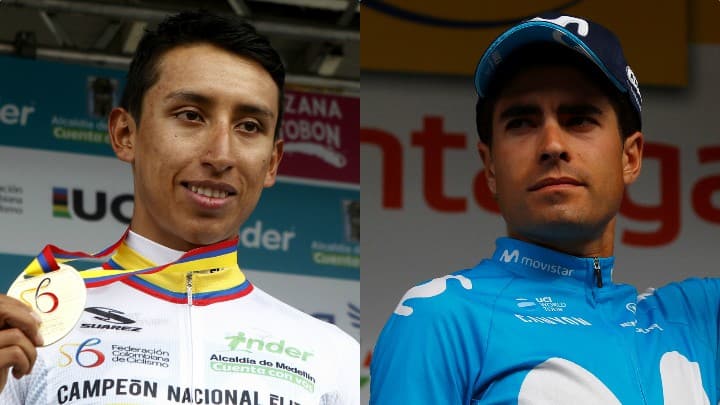 Egan Bernal y Mikel Landa sufren fuerte caída