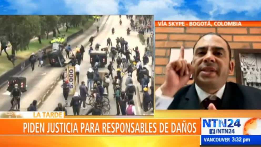 “Quizá detrás de las manifestaciones está el crimen organizado": Francisco Bernate